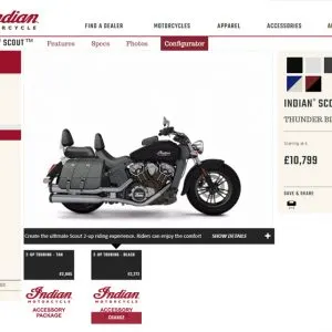 configurator Indian motorcycle