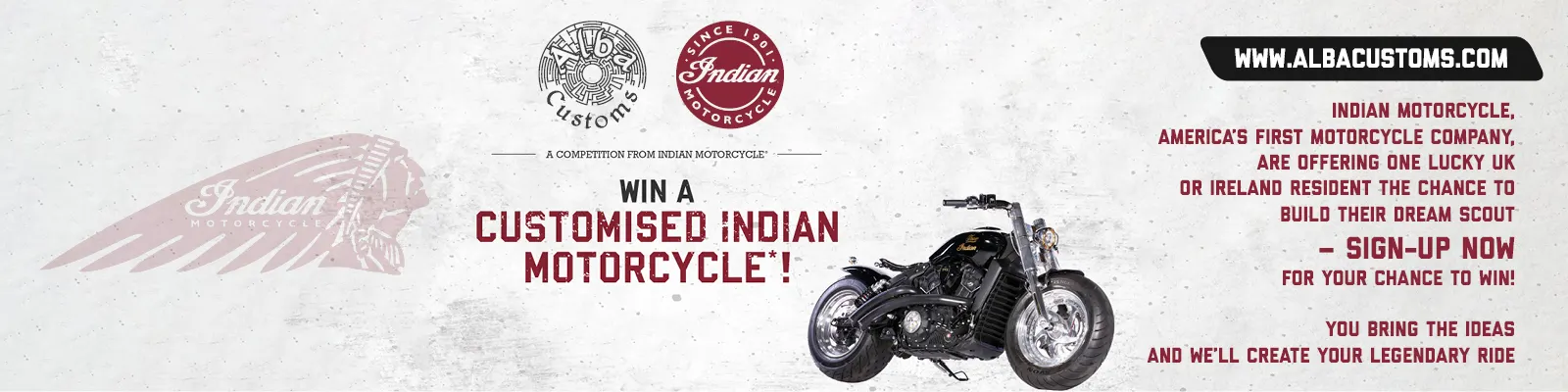 2018 win custom indian motorcycle